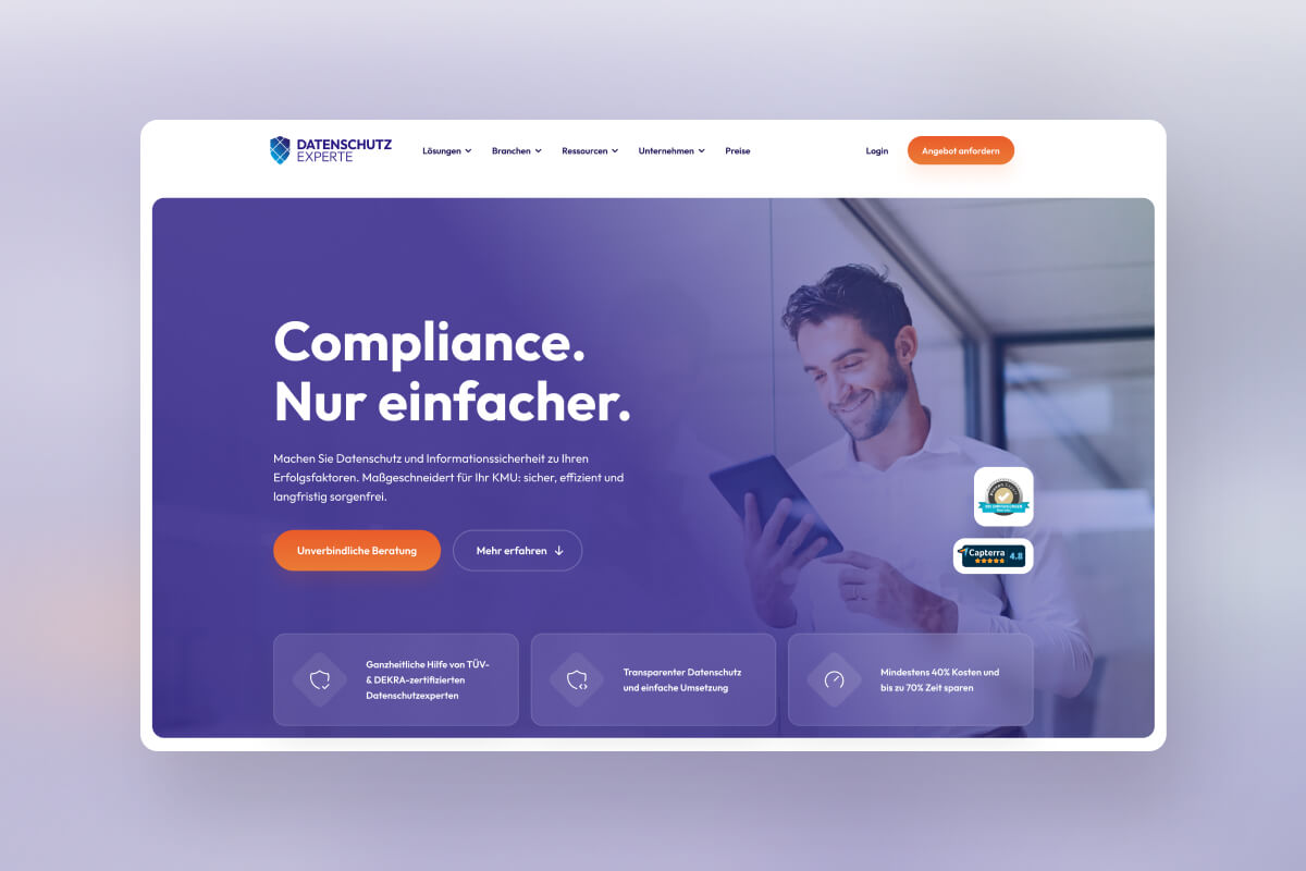 Datenschutzexperte Webseite