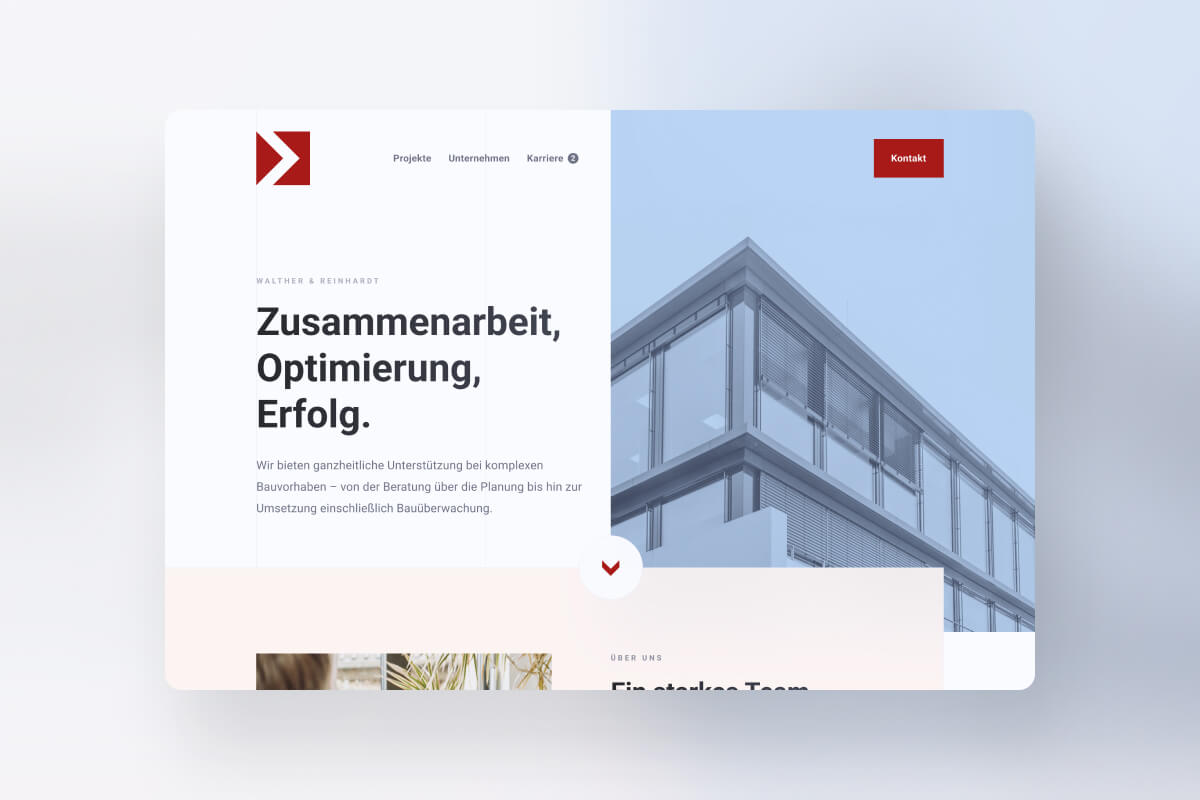 Walther & Reinhardt Webseite